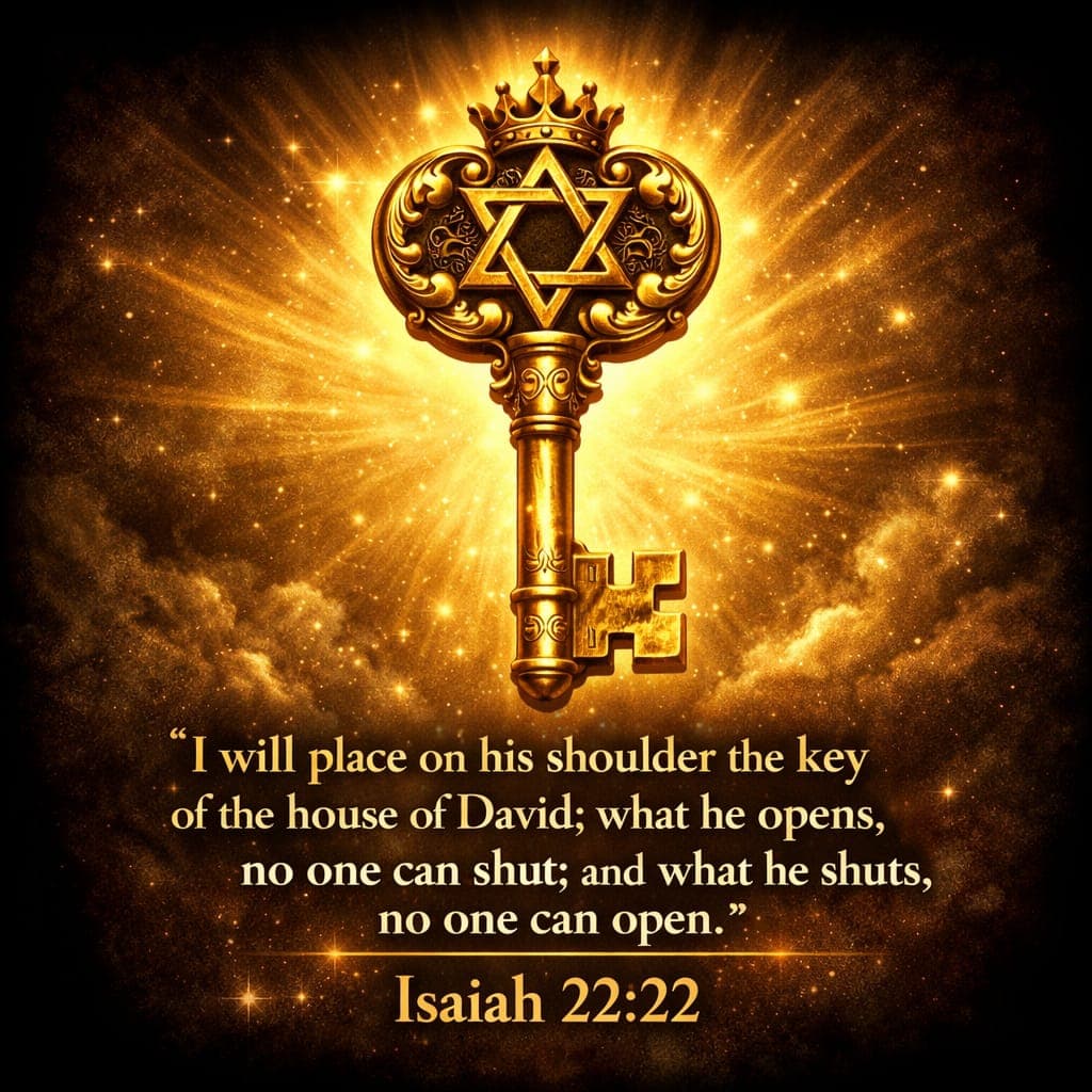 Isaiah 22:22 — The Key of David